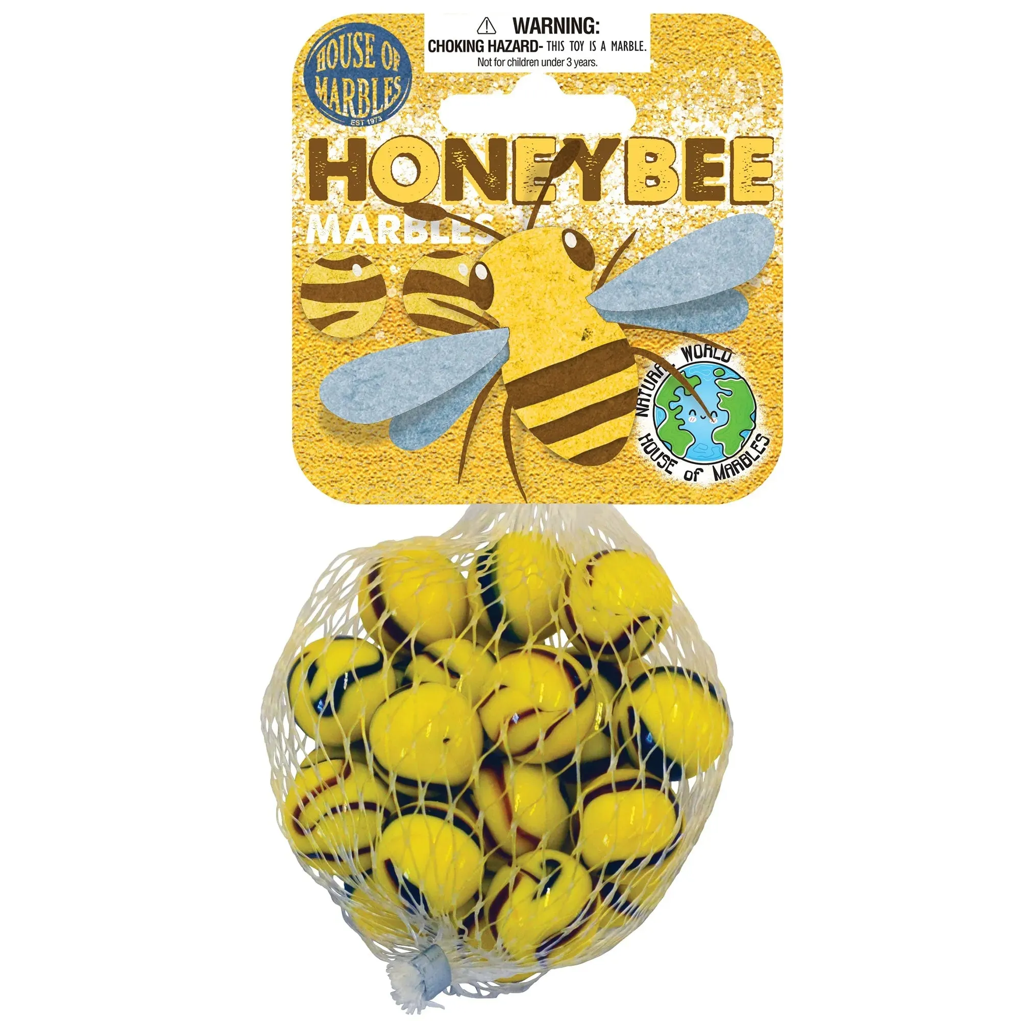 Honeybee Net Bag of  Marbles