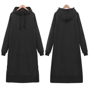 Hooded Sweatshirt Dress