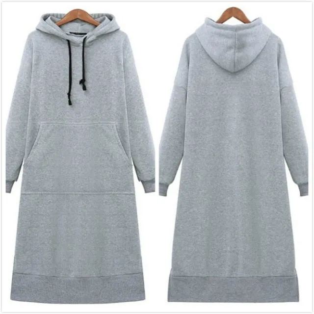 Hooded Sweatshirt Dress
