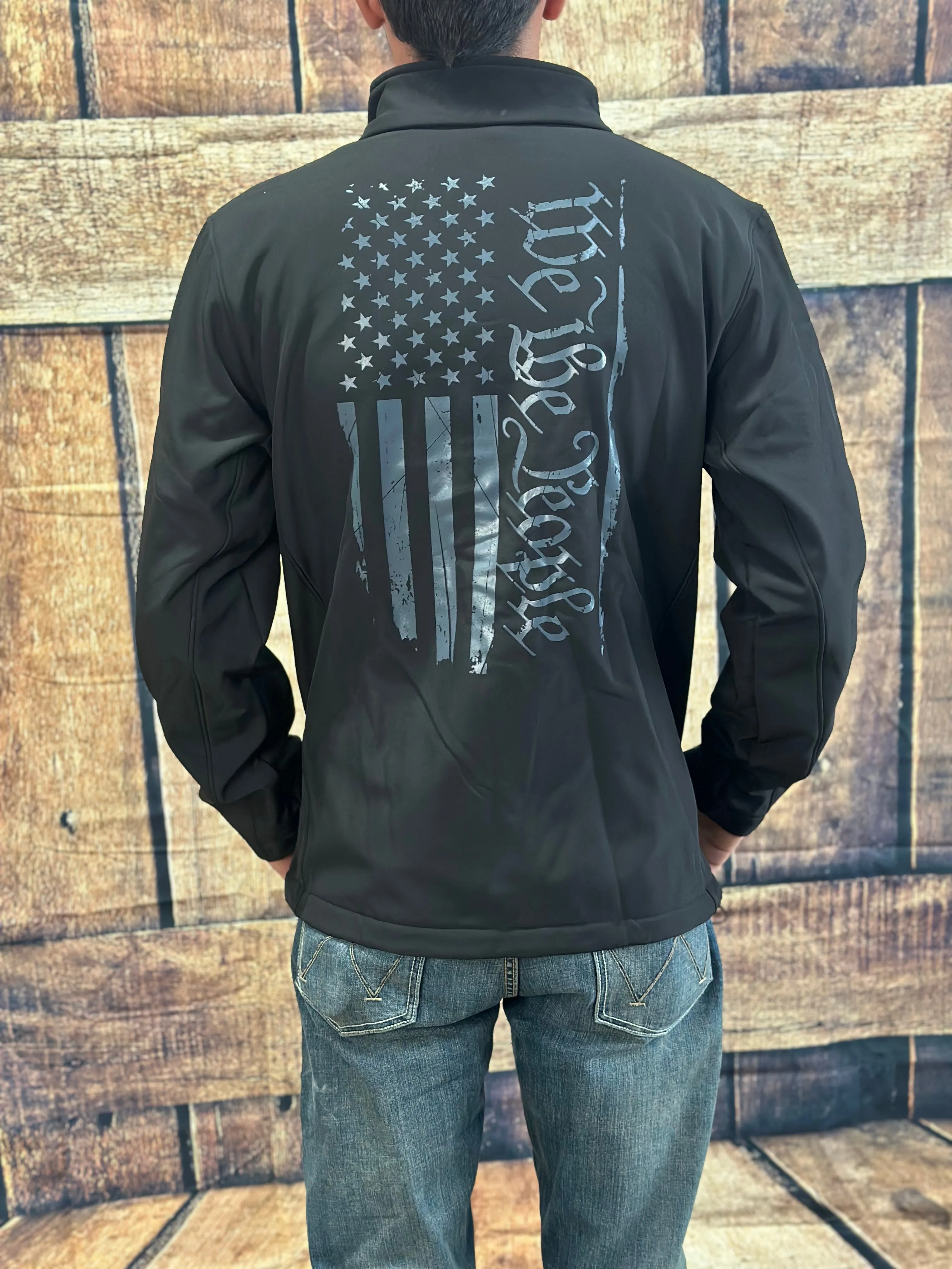 Howitzer "We the People" Mock Zip Up Jacket