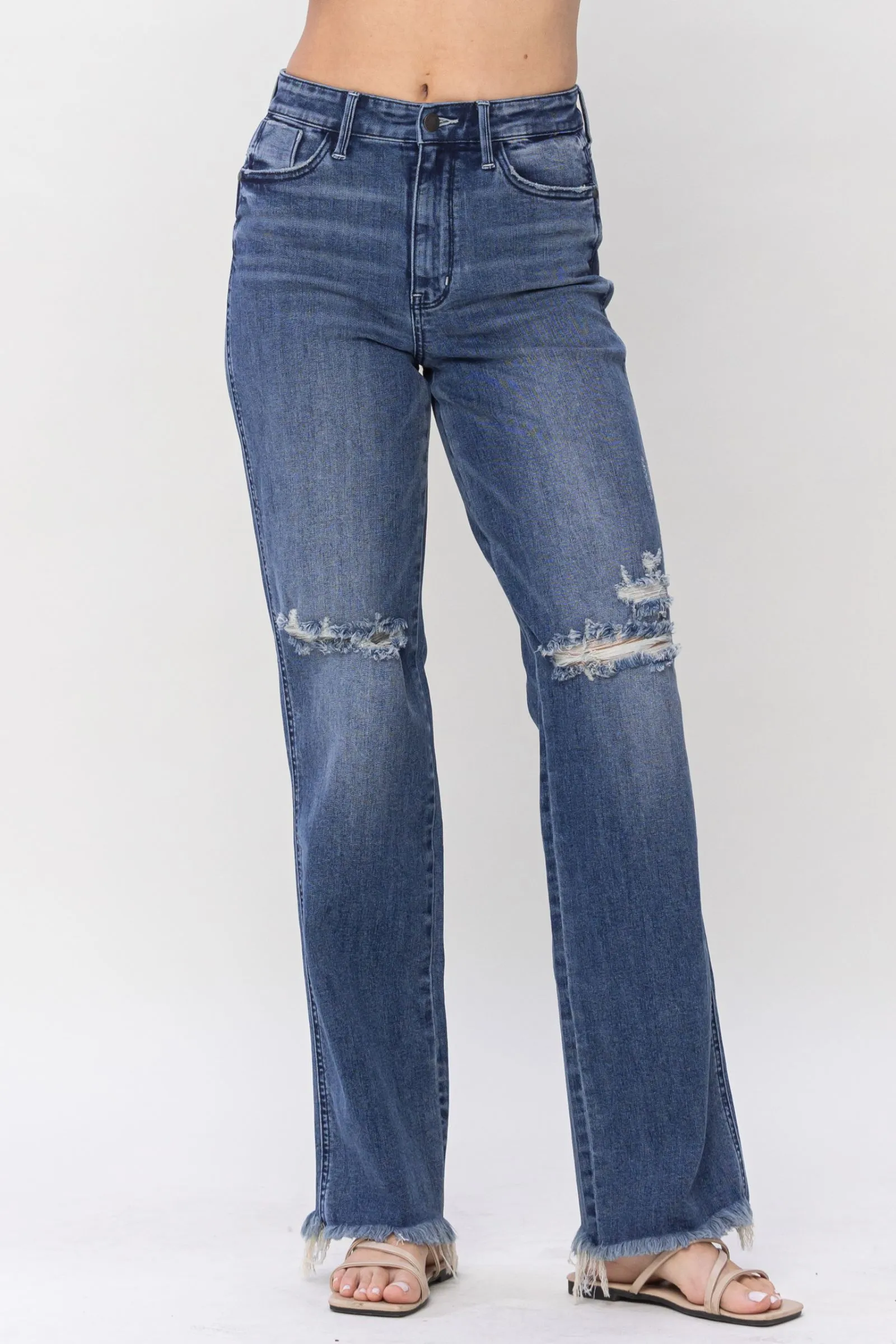 HW WITH KNEE DESTROY STRAIGHT BY JUDY BLUE