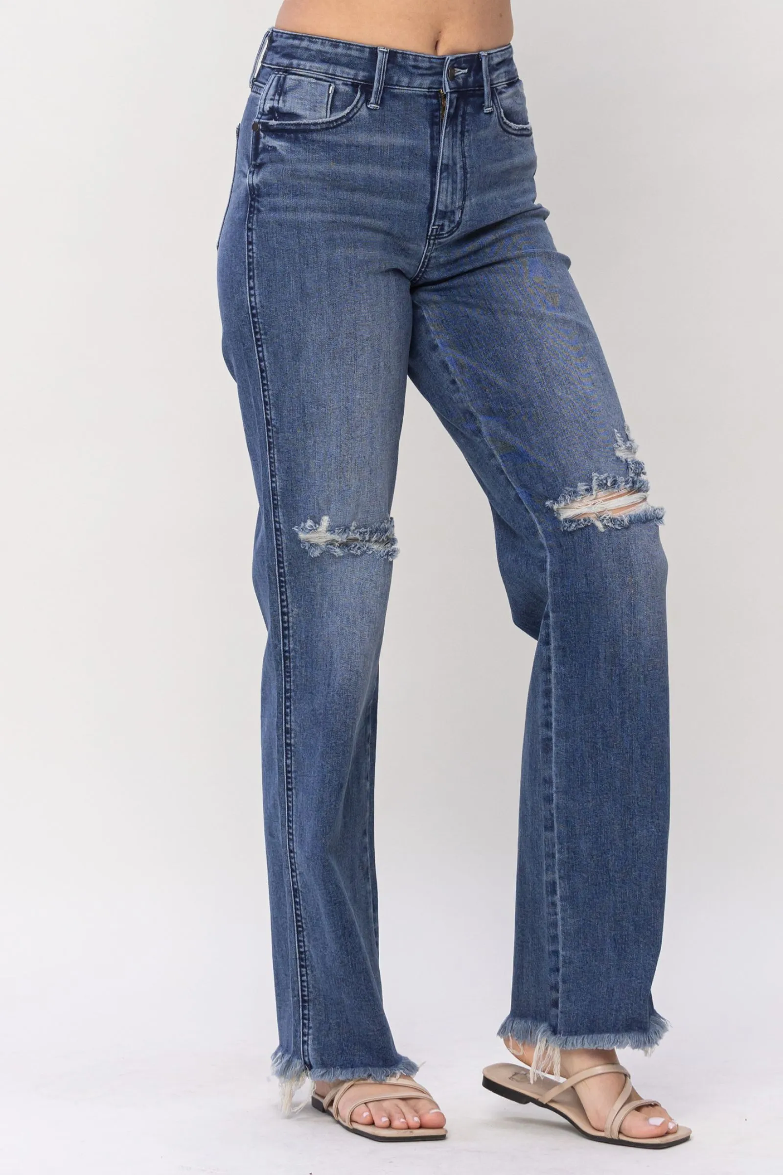 HW WITH KNEE DESTROY STRAIGHT BY JUDY BLUE