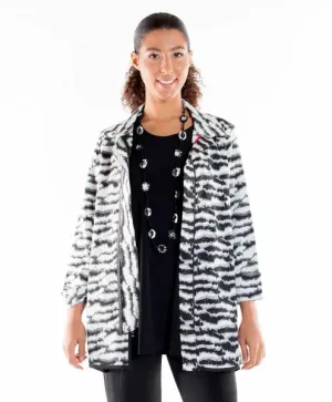 IC Collection Zebra Print jacket-IC-3432J