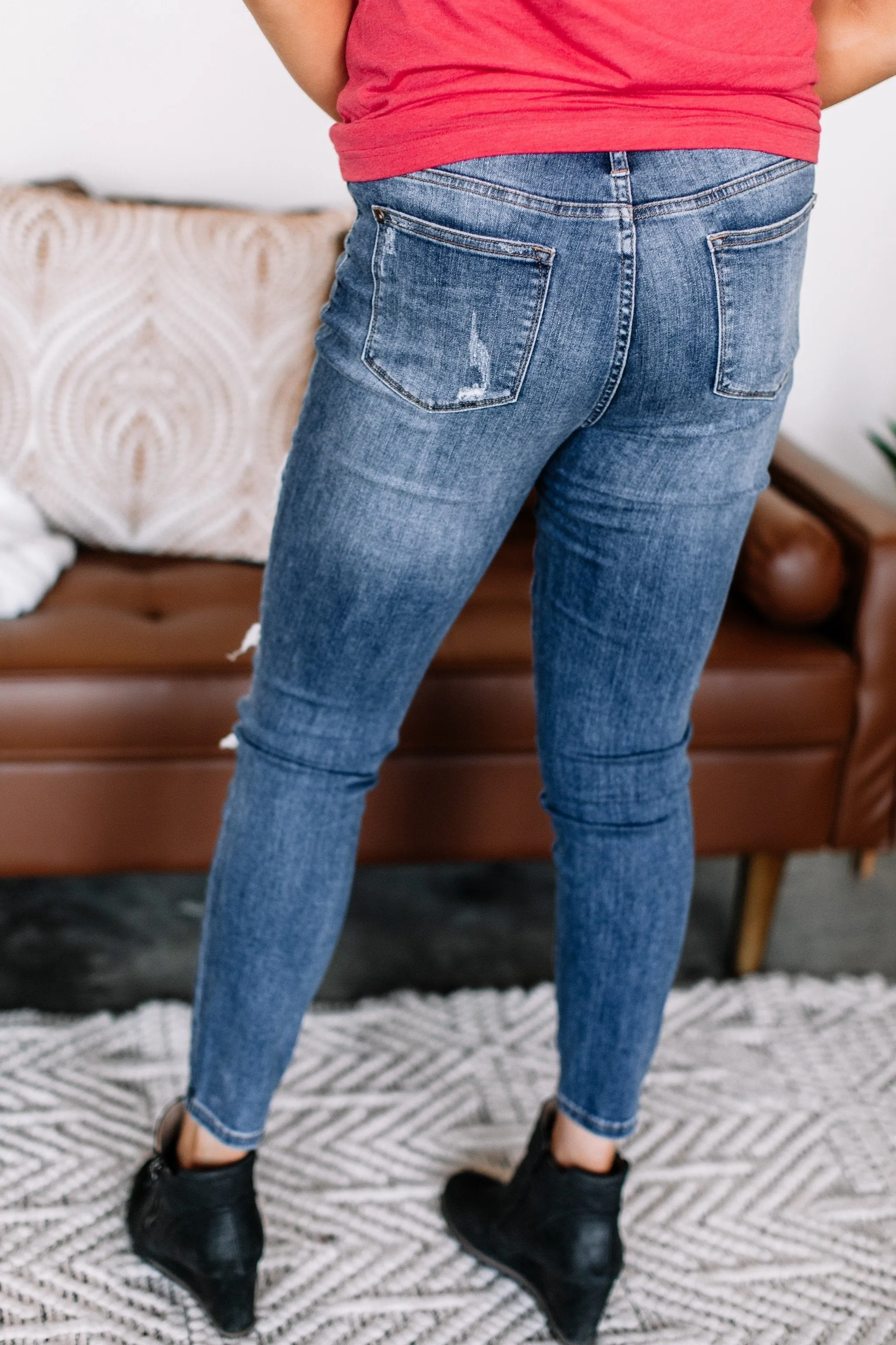 I'll Check You Out Plaid Judy Blue Jeans