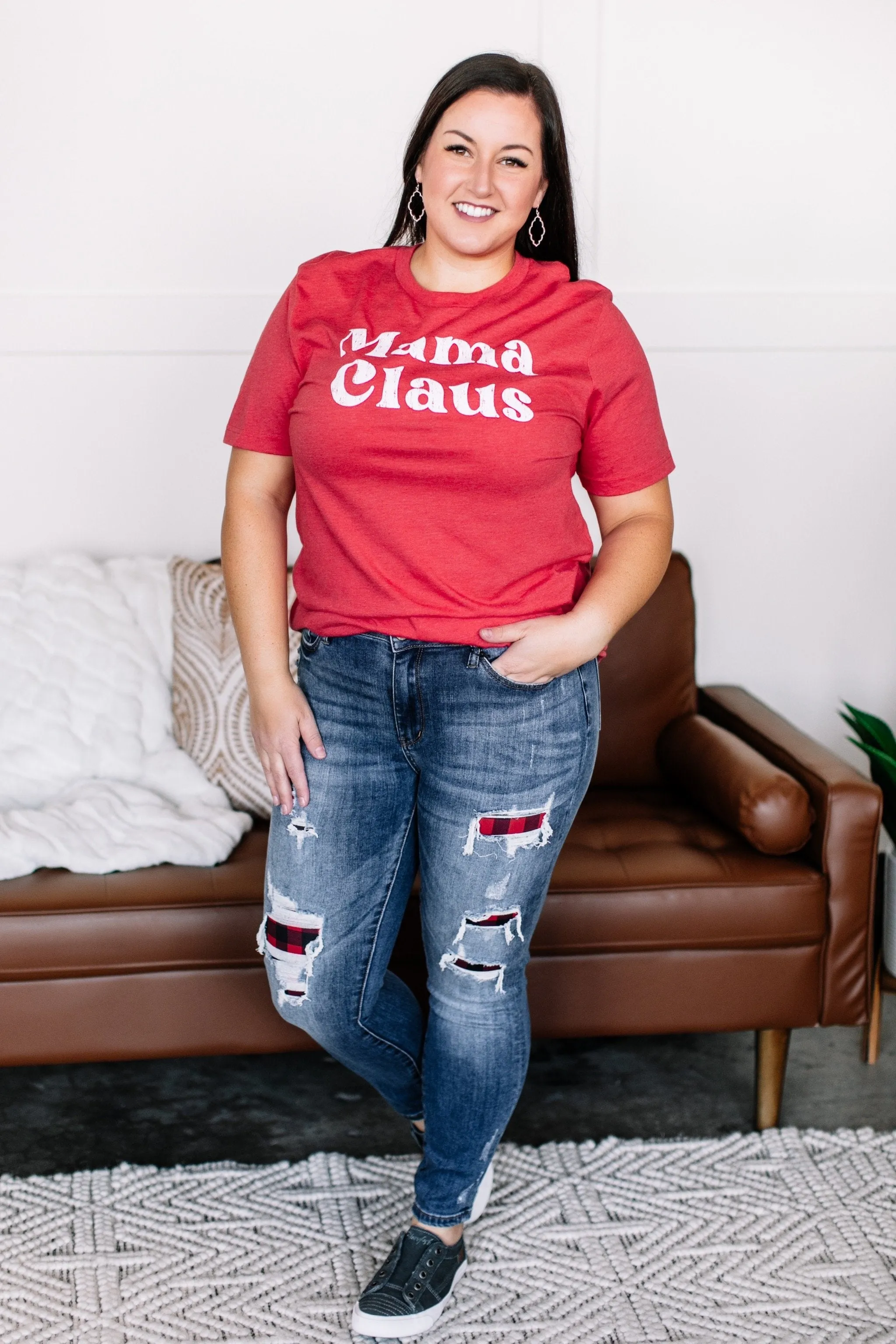 I'll Check You Out Plaid Judy Blue Jeans