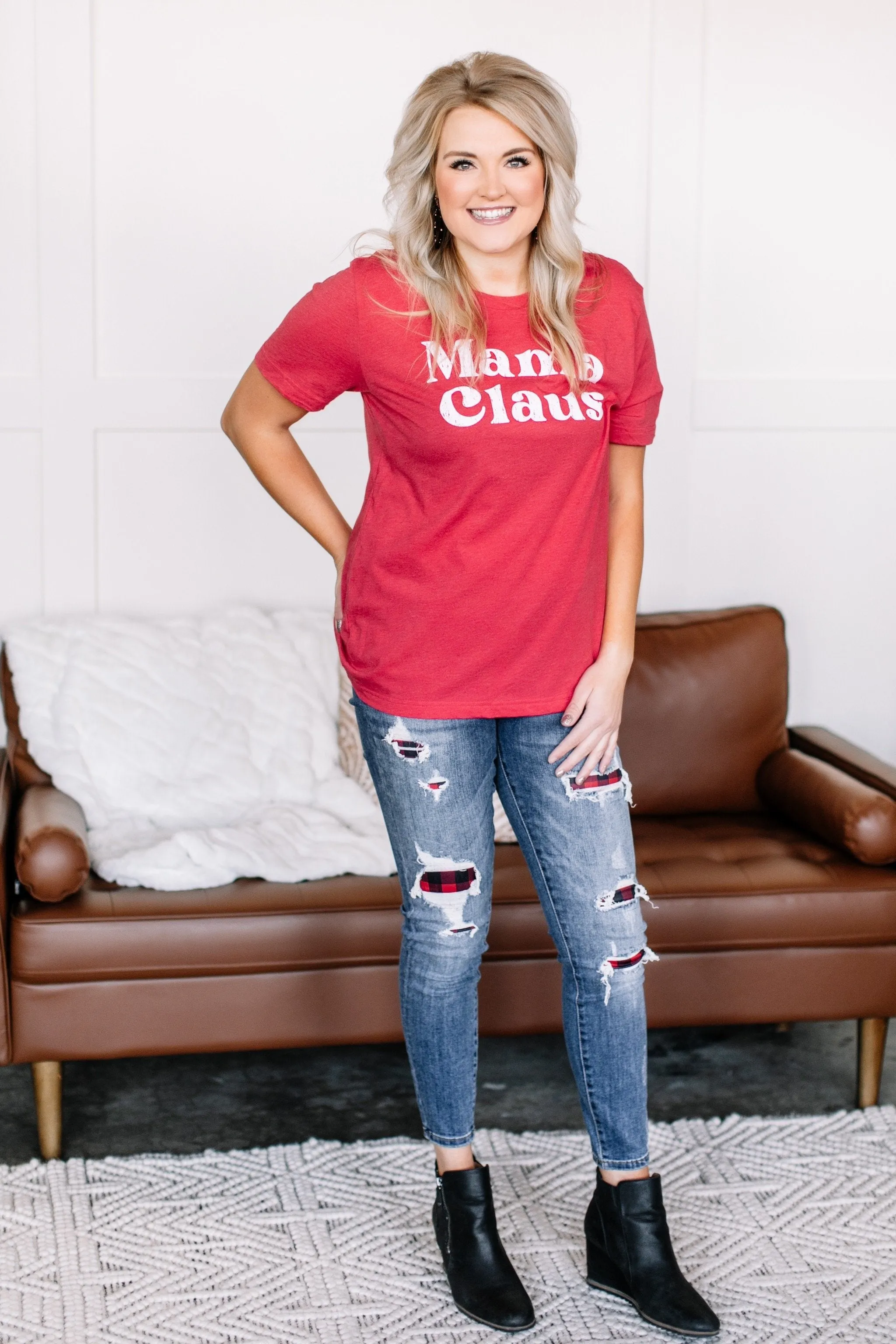 I'll Check You Out Plaid Judy Blue Jeans
