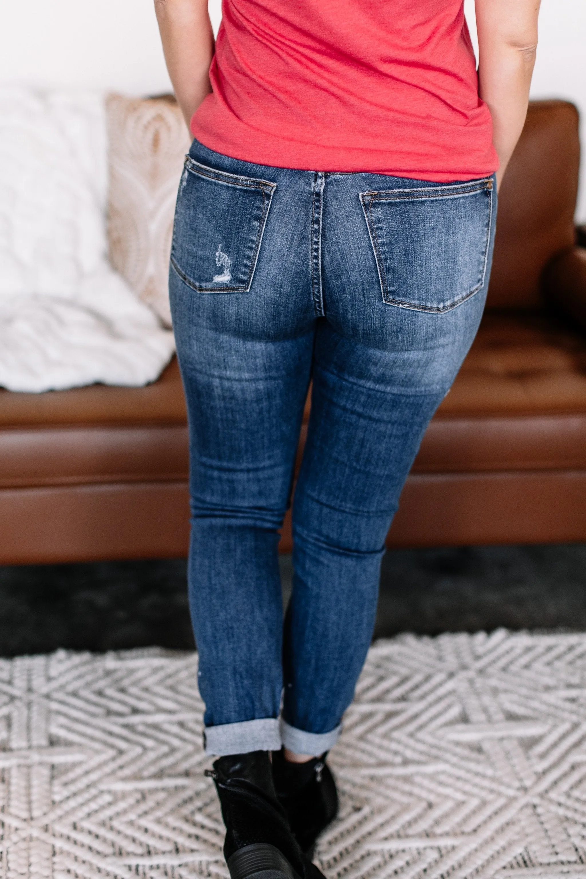 I'll Check You Out Plaid Judy Blue Jeans