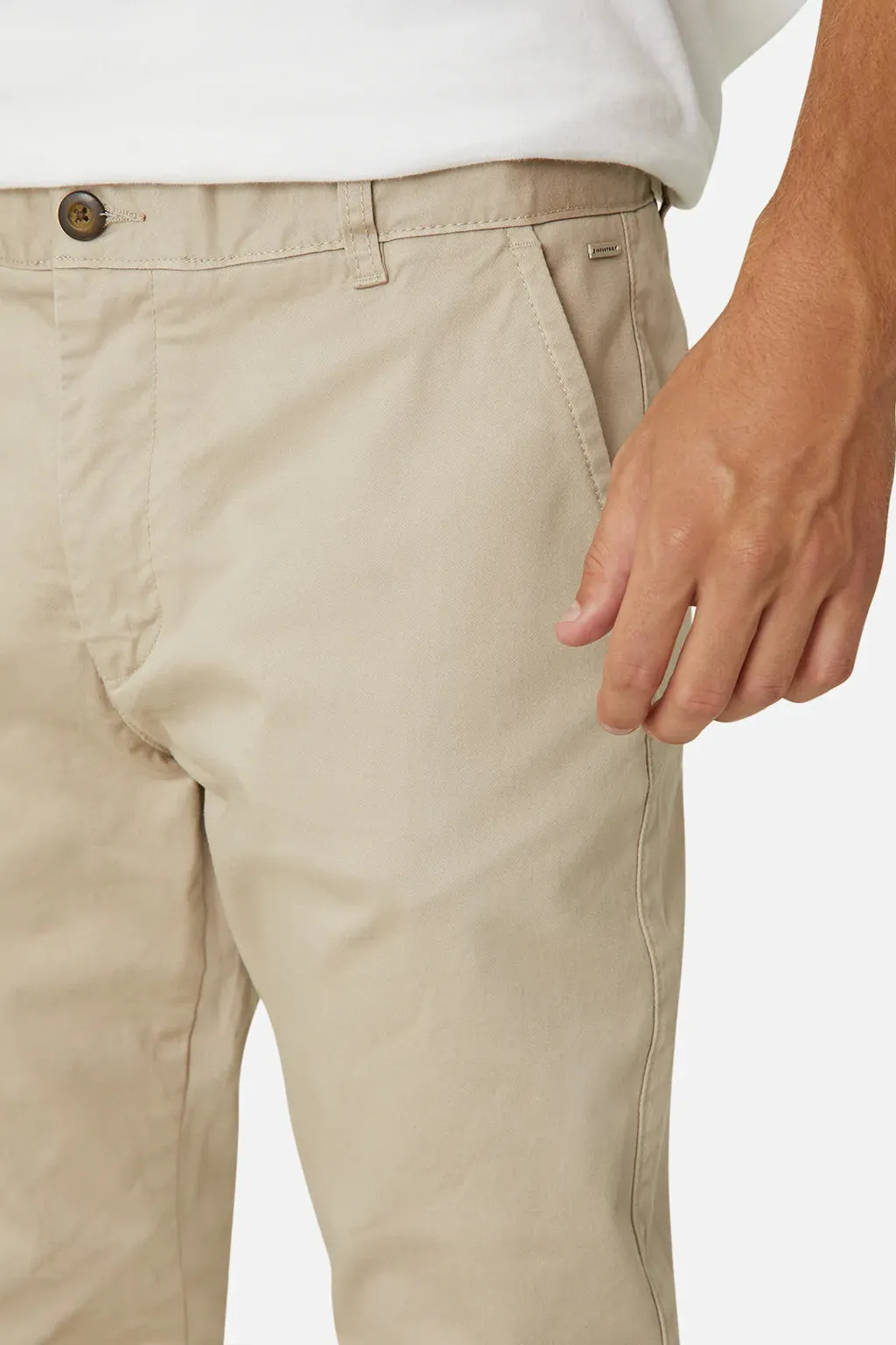INDUSTRIE THE REGULAR CUBA CHINO PANT STONE