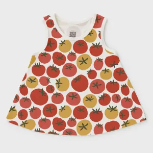 Iris Baby Tunic - Tomatoes