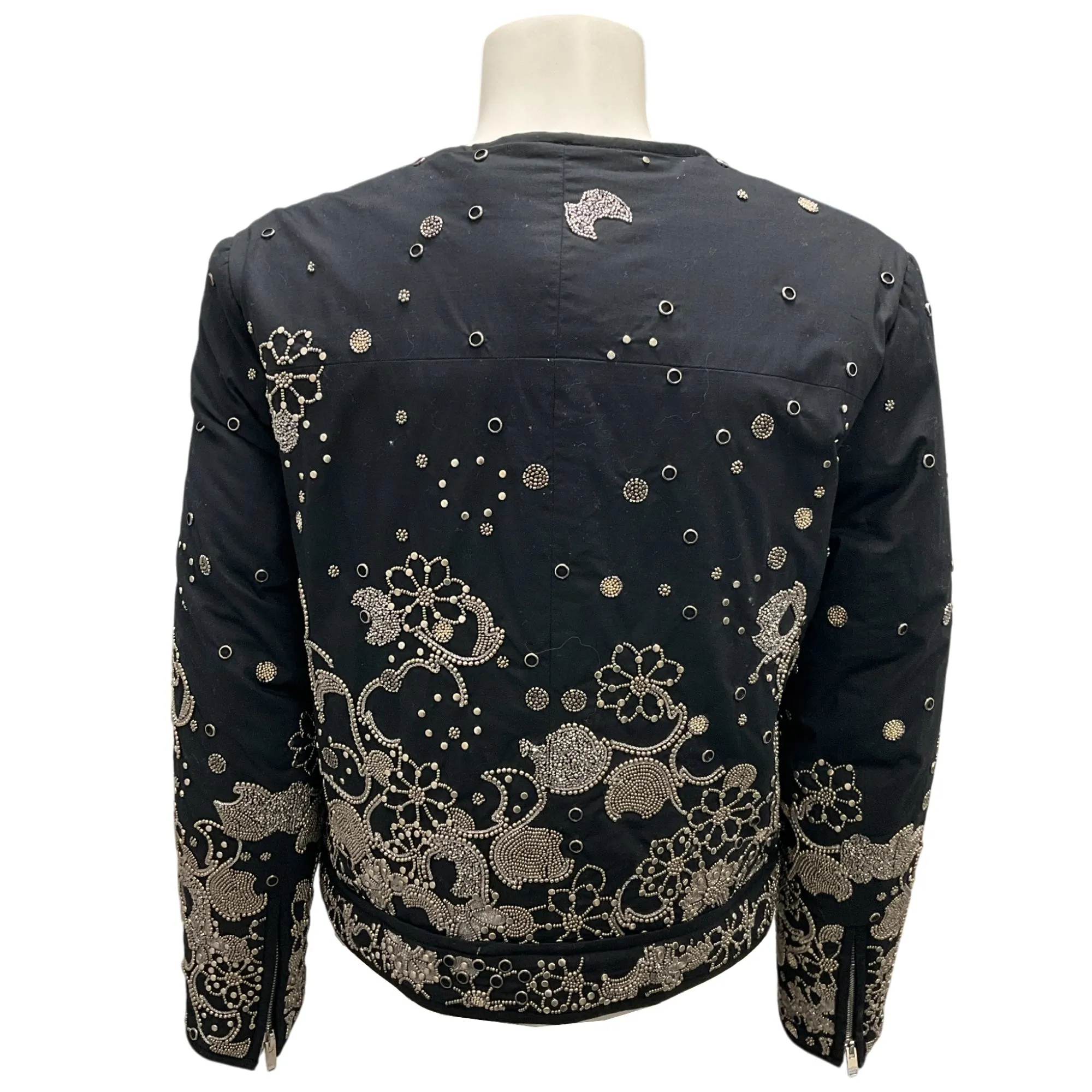 Isabel Marant Black Dolli Floral Embroidered Jacket
