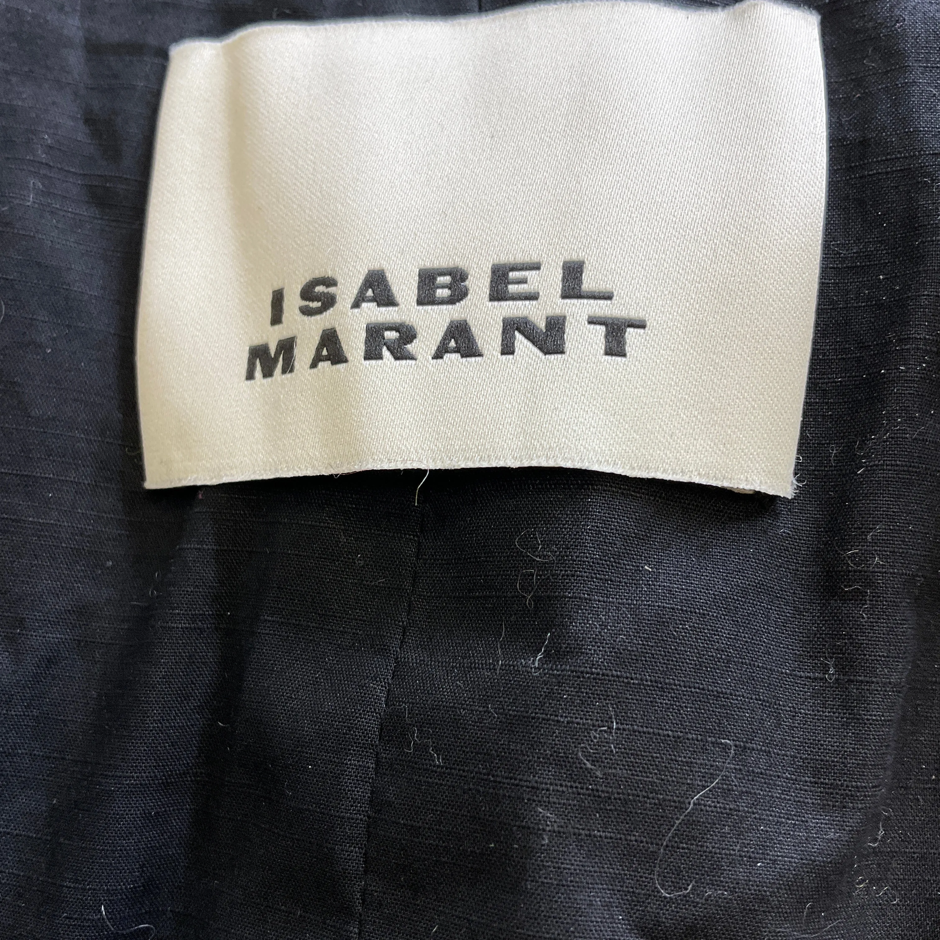 Isabel Marant Black Dolli Floral Embroidered Jacket
