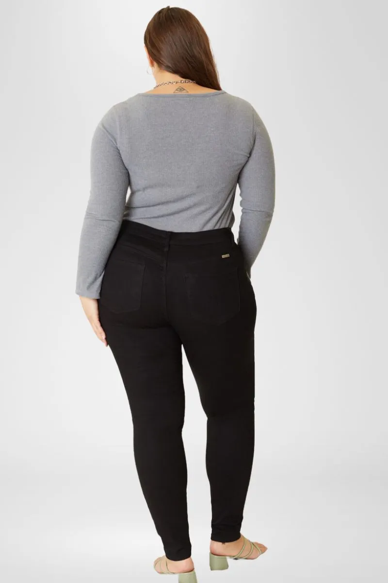 Jessia High Rise Super Skinny Jeans (Plus Size)
