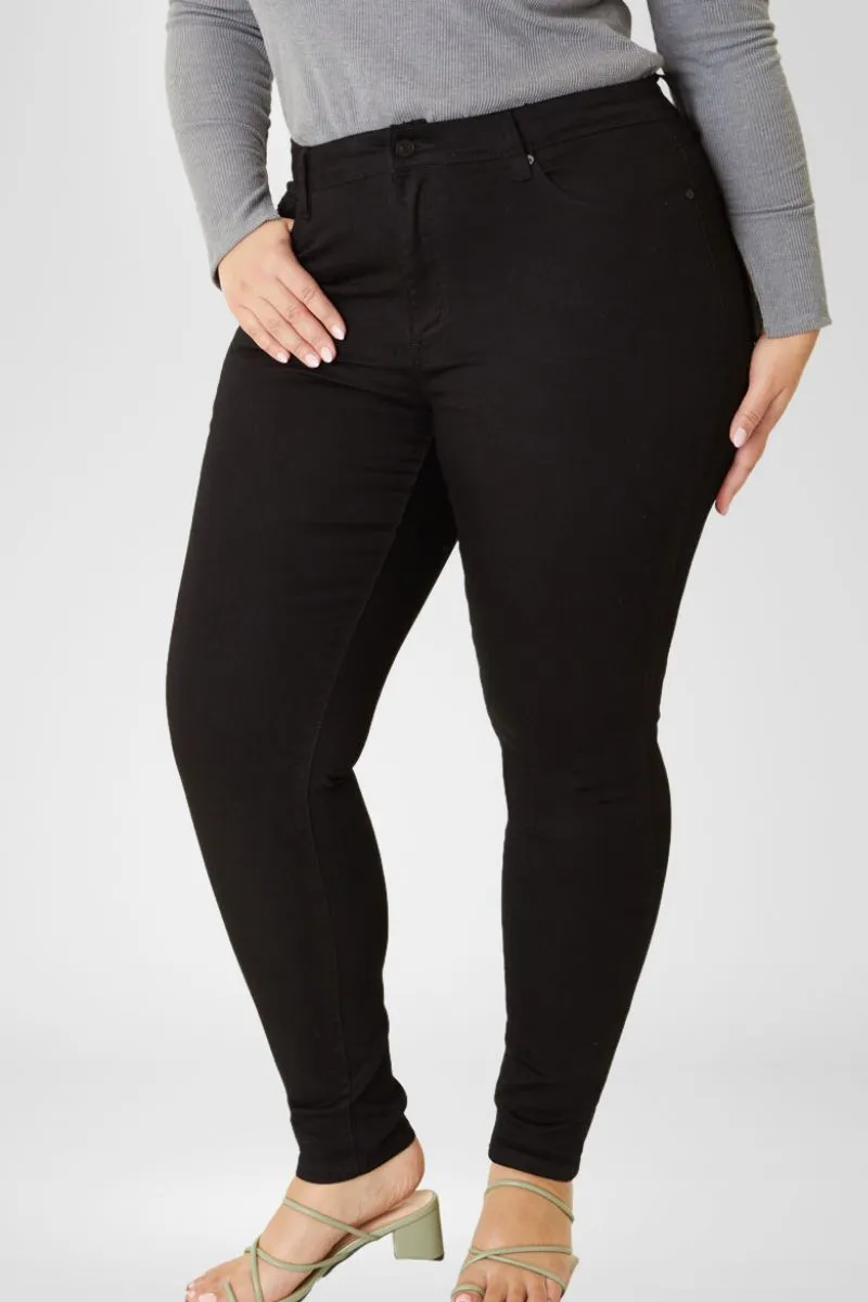 Jessia High Rise Super Skinny Jeans (Plus Size)
