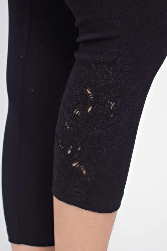 JORDAN EMBROIDERED LEGGINGS-