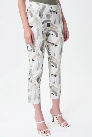 Joseph Ribkoff Printed Straight Cropped Jeans jr232913