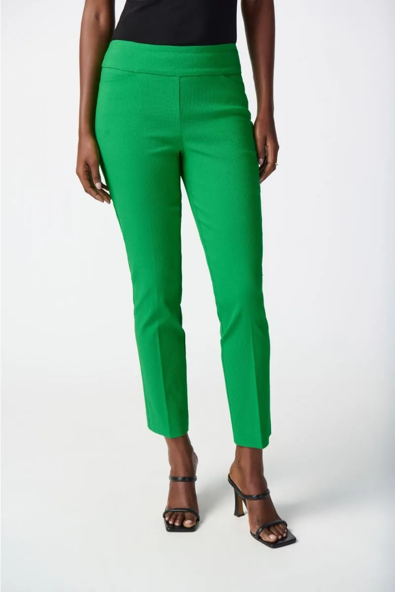 Joseph Ribkoff Textured Pull On Straight Cropped Pants 241229