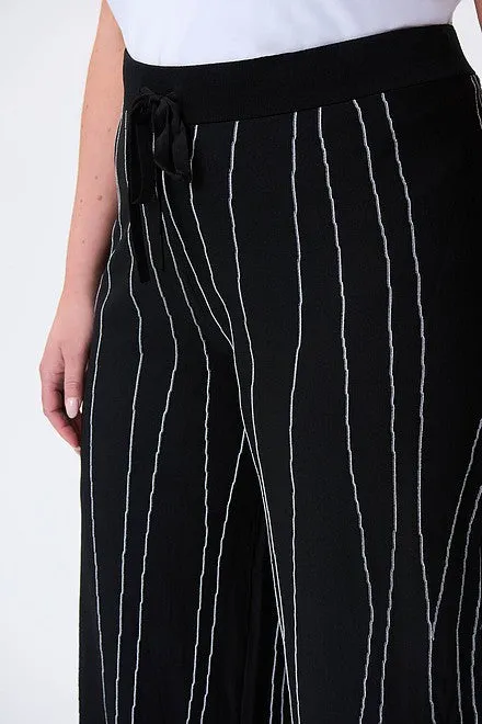 Joseph Ribkoff Wide Leg Striped Pants