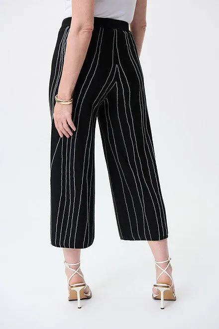 Joseph Ribkoff Wide Leg Striped Pants