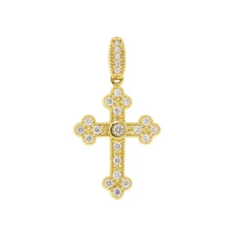 Jude Frances Guinevere Small Cross Pendant