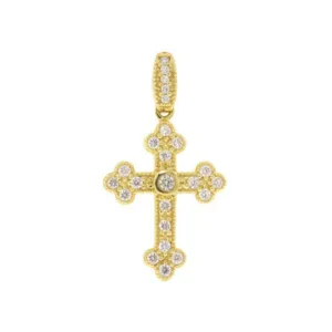 Jude Frances Guinevere Small Cross Pendant