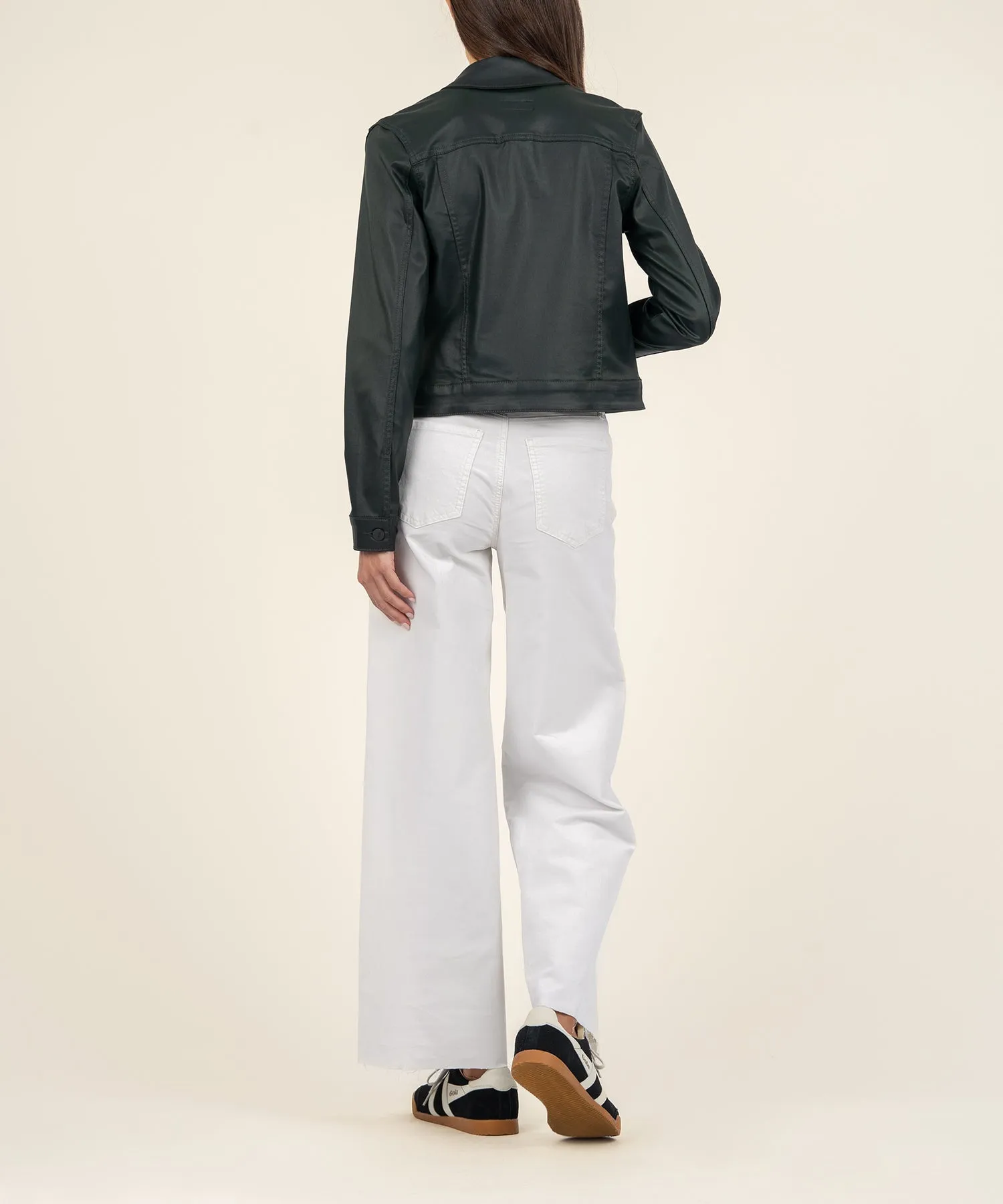 Julia Coated Crop Jacket - FINAL SALE
