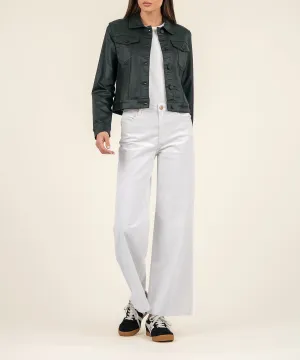 Julia Coated Crop Jacket - FINAL SALE