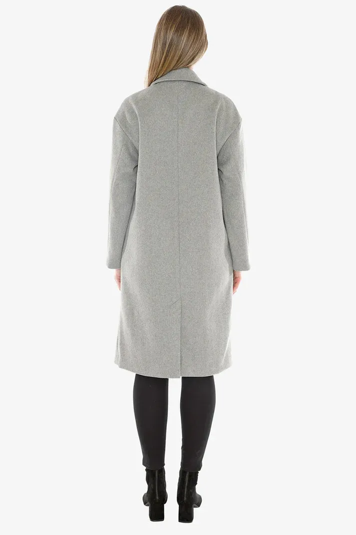 JUMP WOOL BLEND COAT GREY MARLE