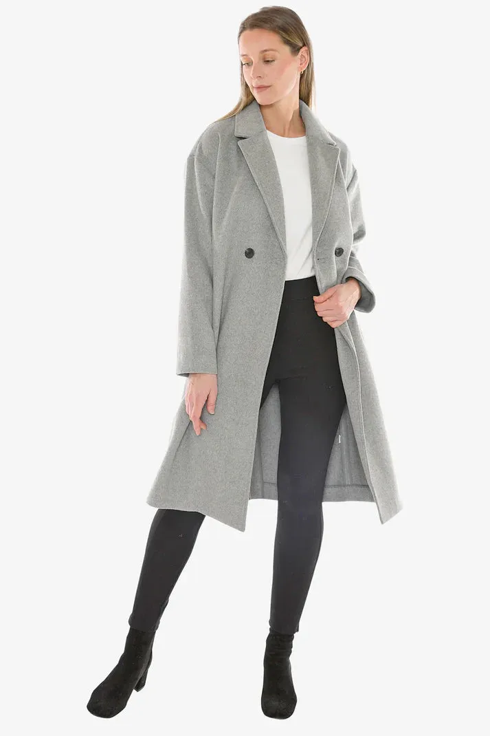 JUMP WOOL BLEND COAT GREY MARLE
