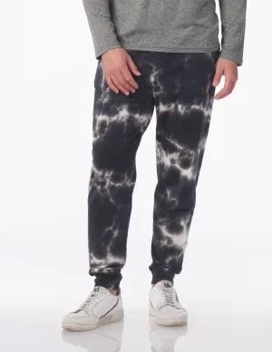 Juniper Jogger: Black Blur Dye