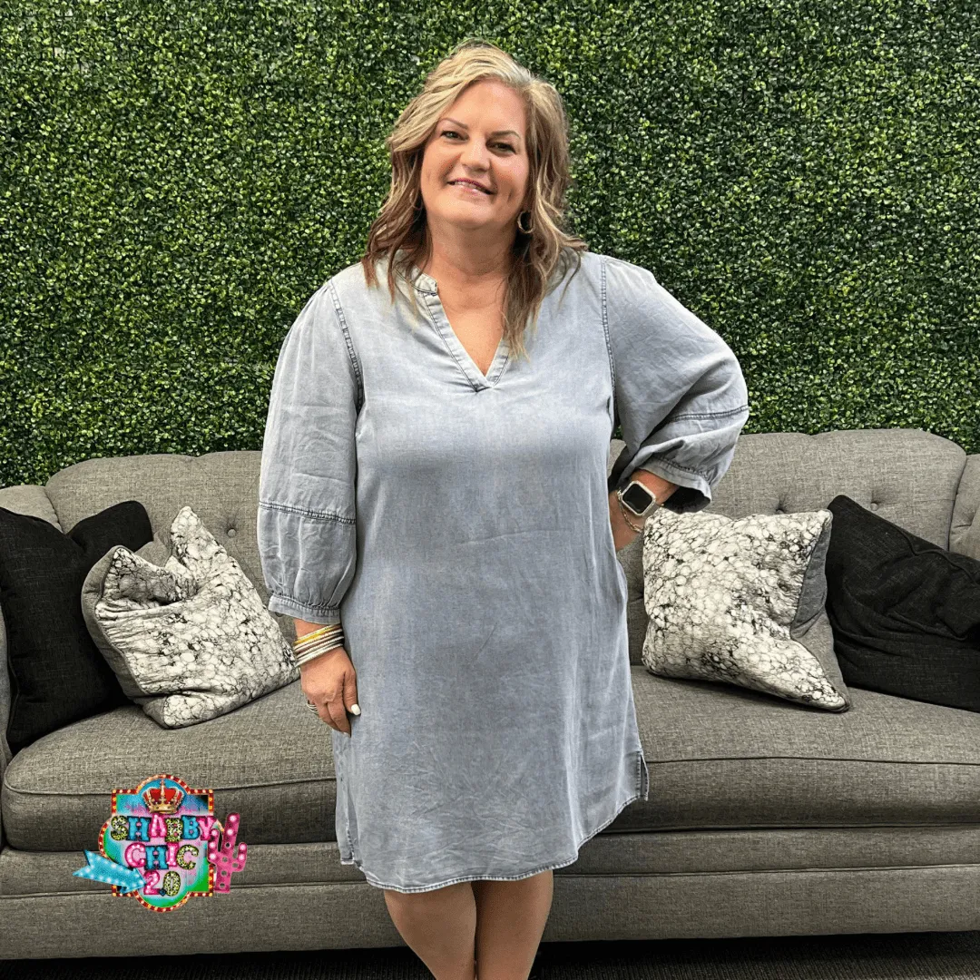 Just Be You Denim Dress