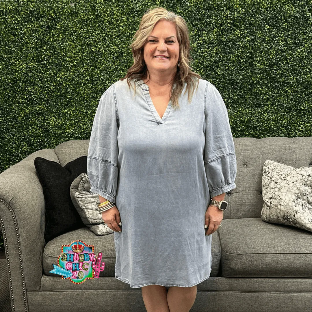 Just Be You Denim Dress