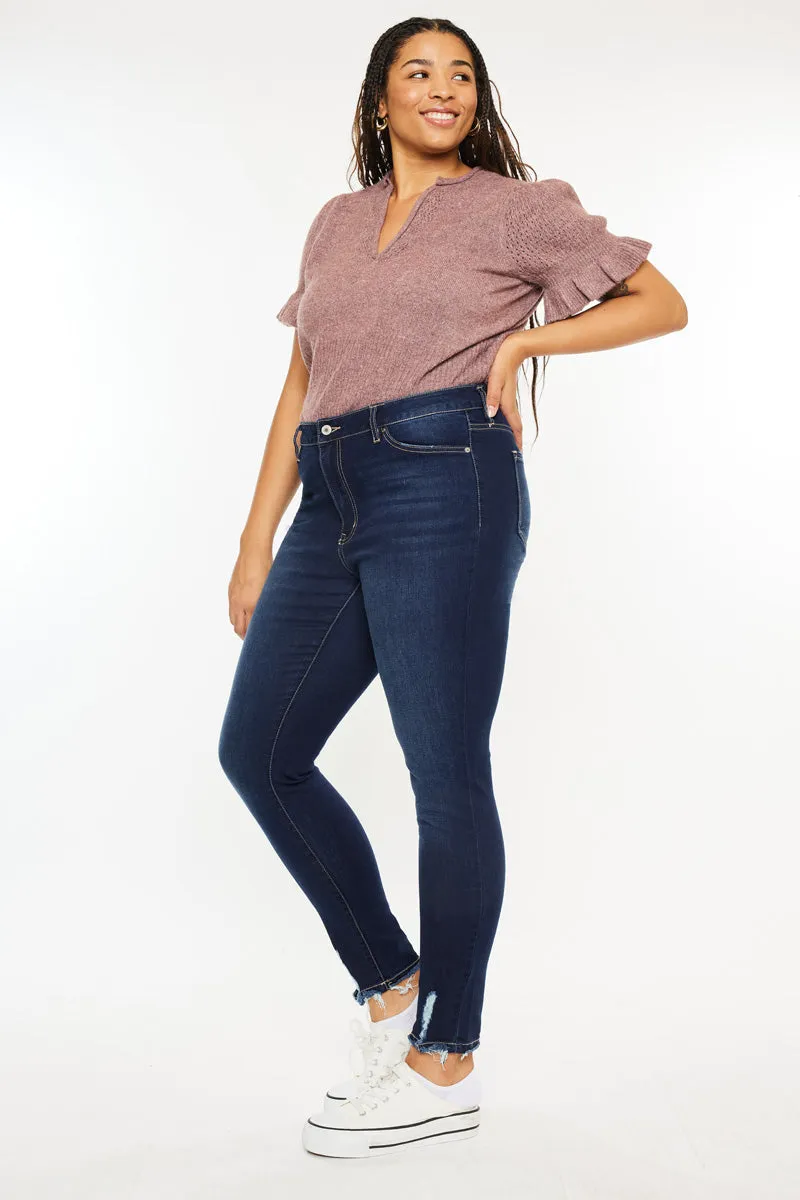 Kelen High Rise Super Skinny Jeans  (Plus Size)