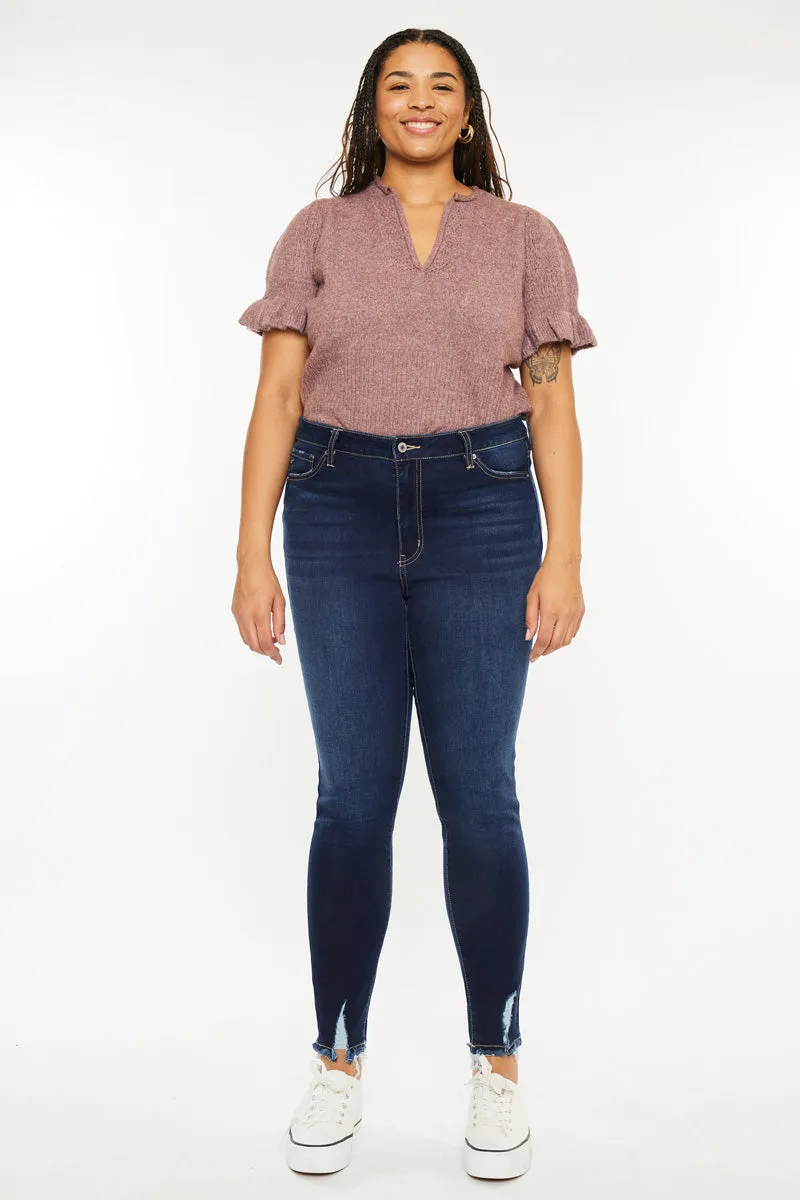 Kelen High Rise Super Skinny Jeans  (Plus Size)