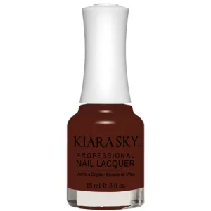 KIARA SKY / Lacquer Nail Polish - Haute Chocolate N571 15ml.