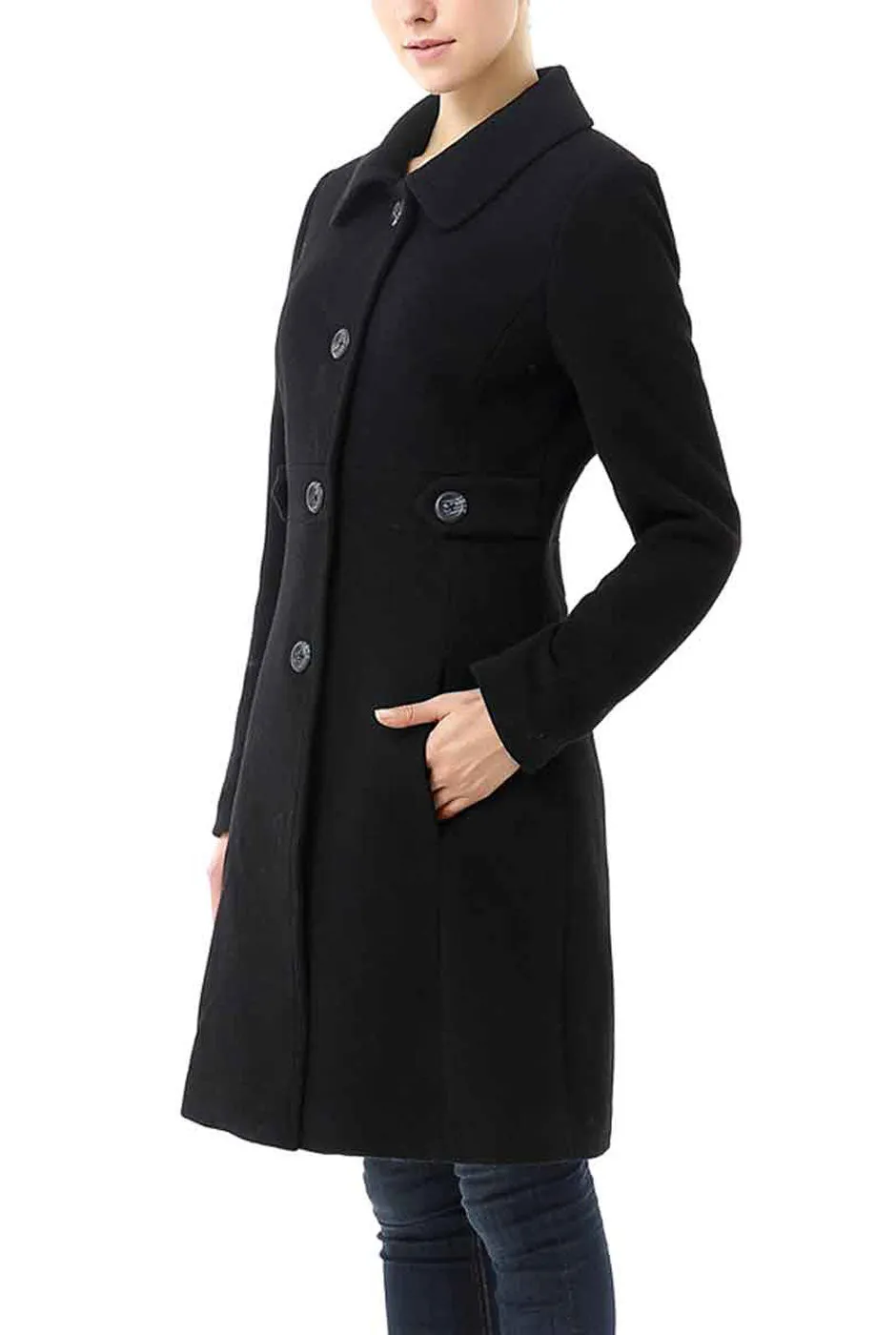 Kimi   Kai Women's "Heather" Wool Walking Coat