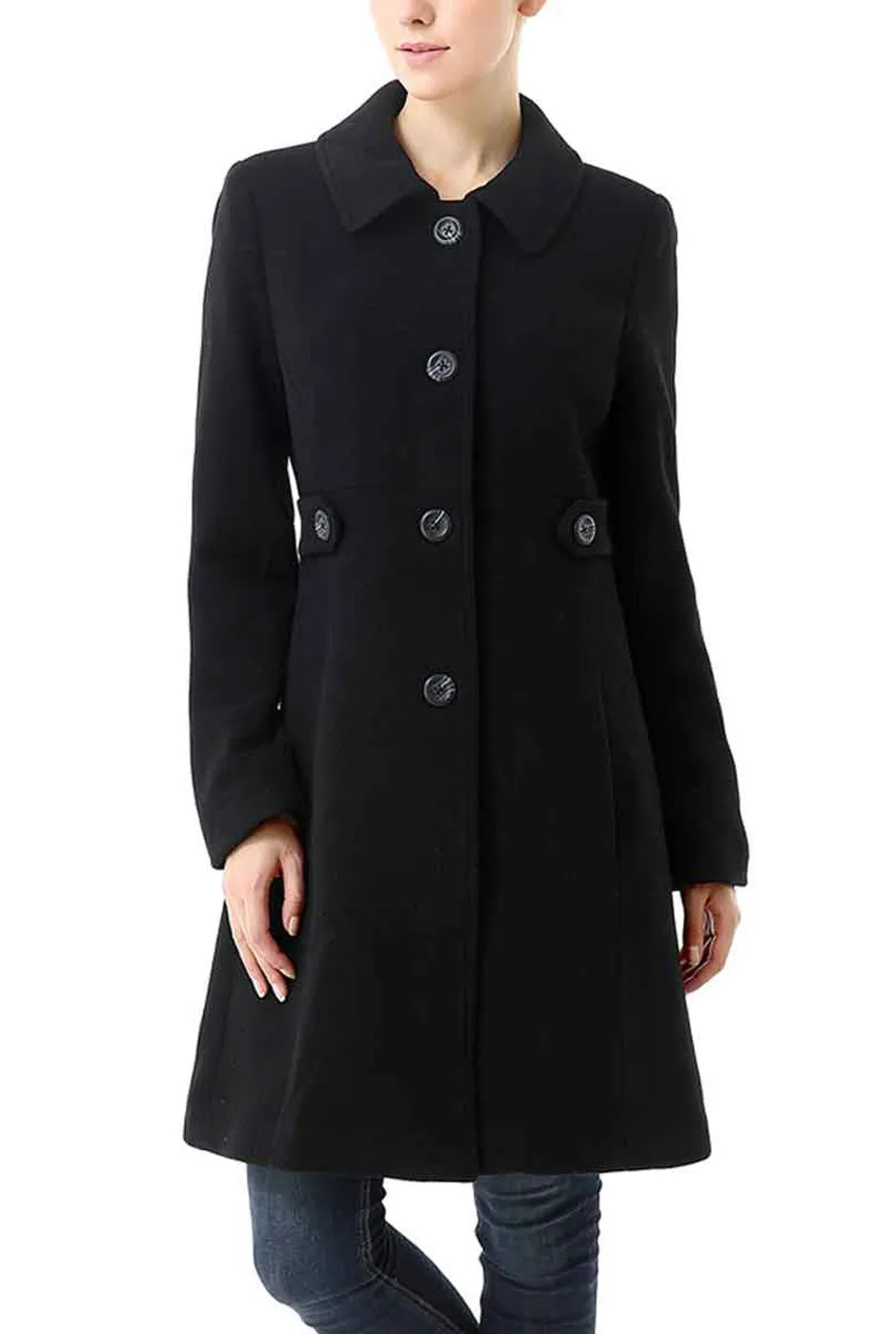 Kimi   Kai Women's "Heather" Wool Walking Coat