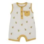 Kissy Kissy Tumbling Bees- Short Playsuit-Sleeveless
