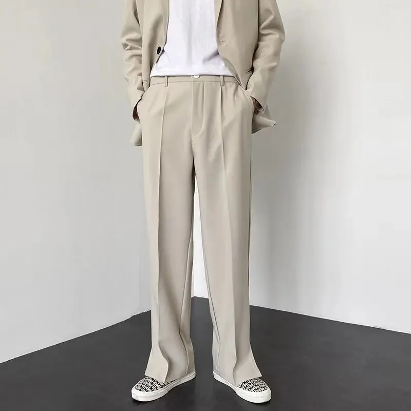 Korean Baggy Wide-Leg Streetwear Pants