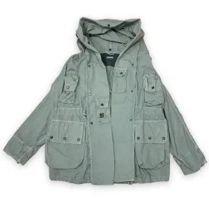 [L] Kapital Ripstop Cotton Military Pocket Katsuragi Ring Coat Olive