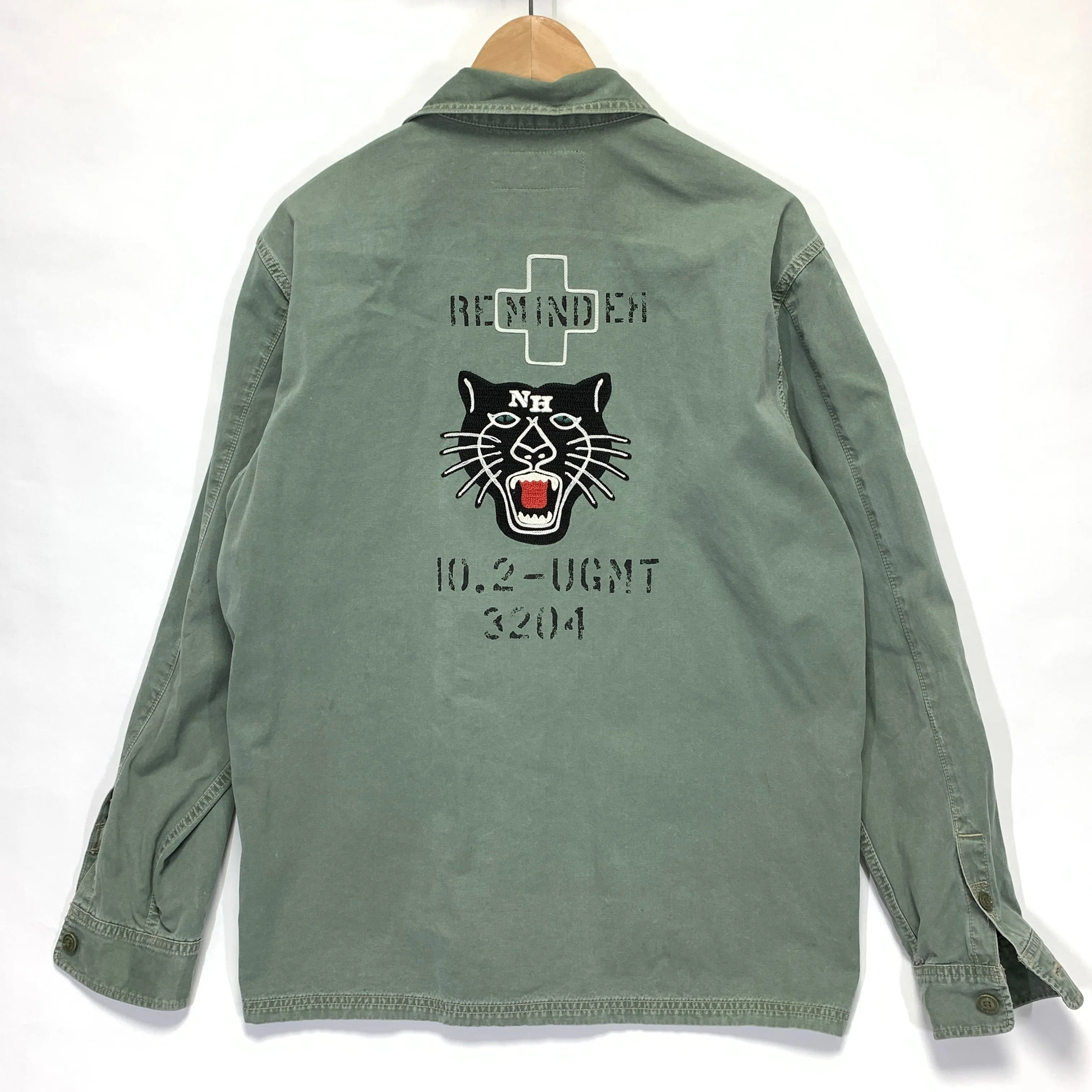 [L] Neighborhood 10AW UGMT Military Shirt Jacket Olive