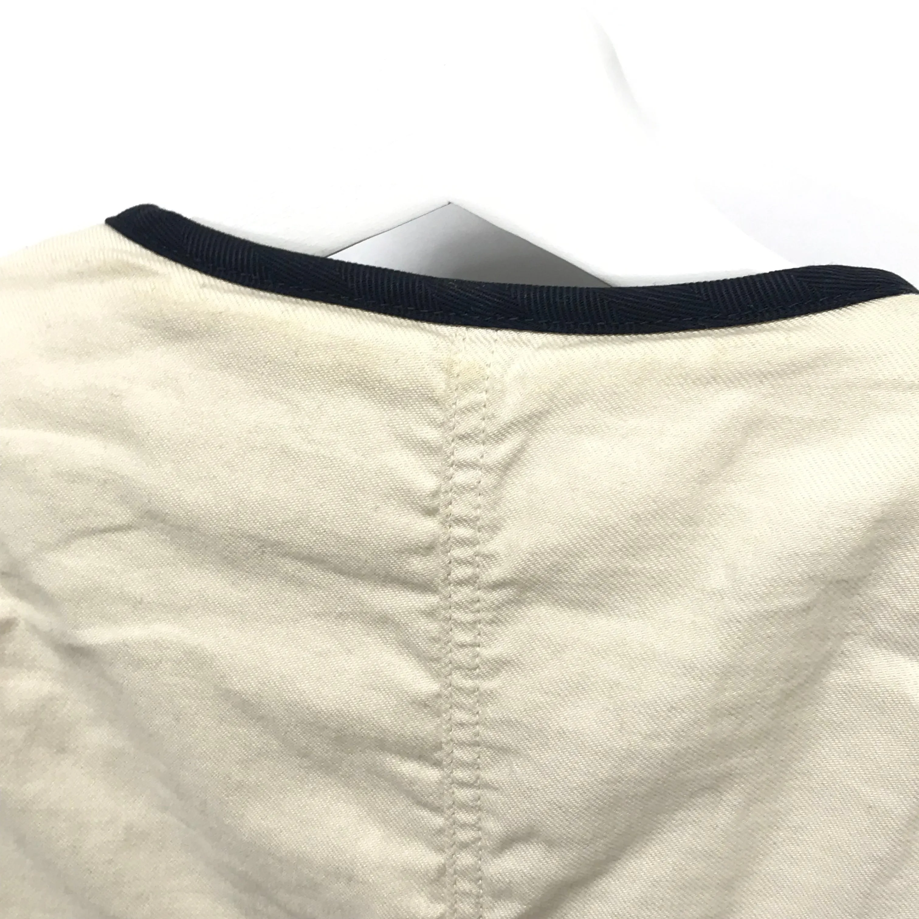 [L] Visvim 18AW WAWONA DOWN VEST (W/LI NEP TWEED) Navy
