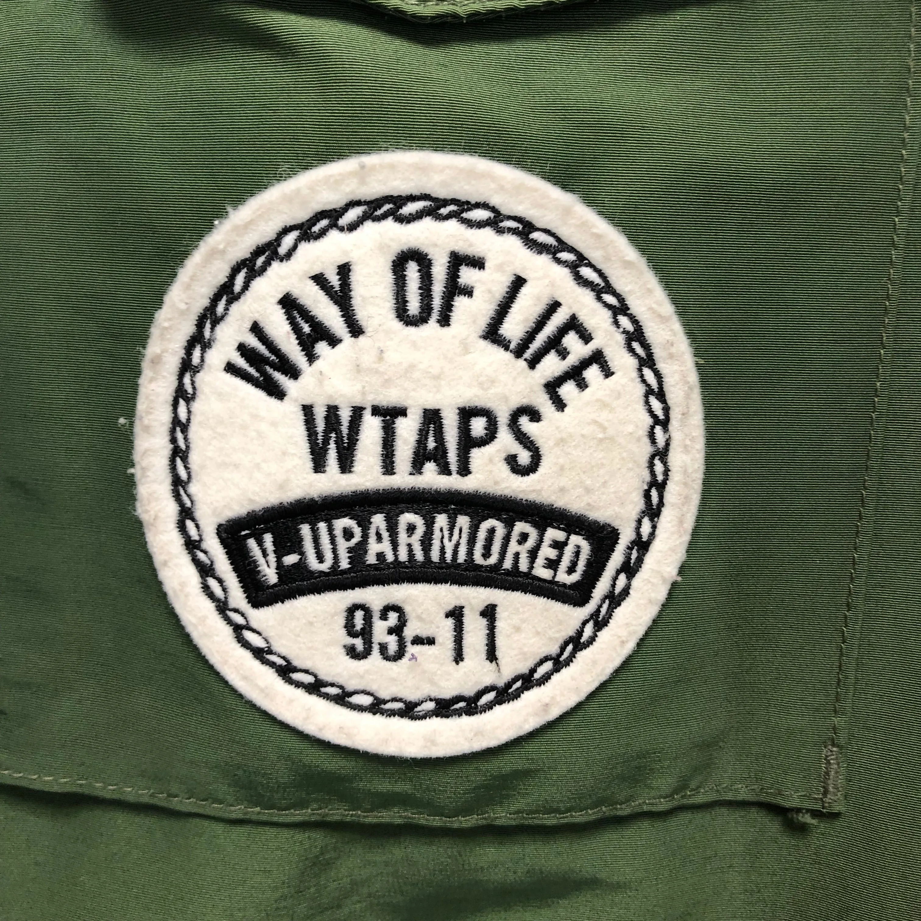 [L] WTaps Way Of Life 11AW Parasmock Jacket Green