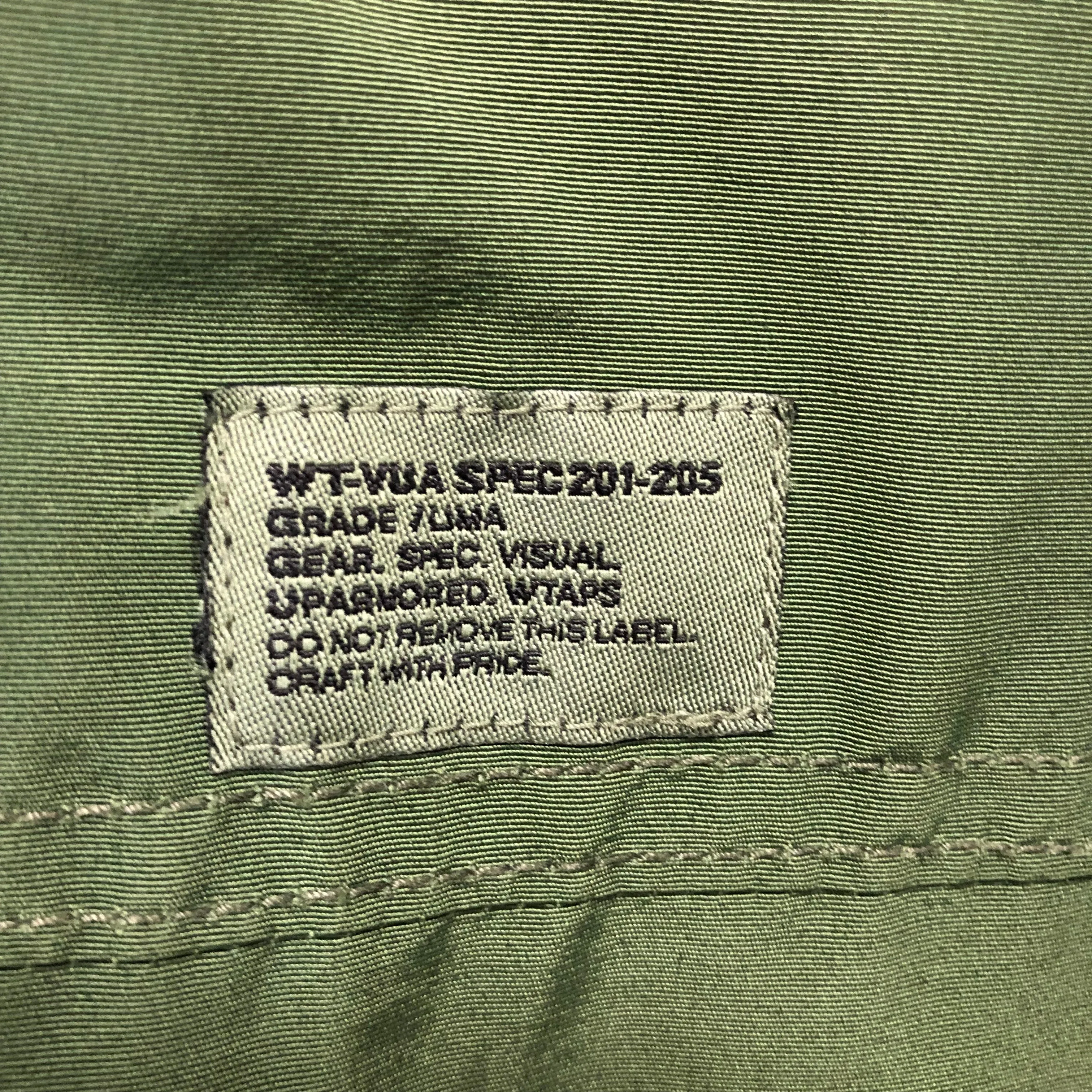 [L] WTaps Way Of Life 11AW Parasmock Jacket Green