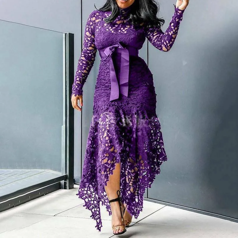 Lace Ladies Bodycon Plus Size Dress