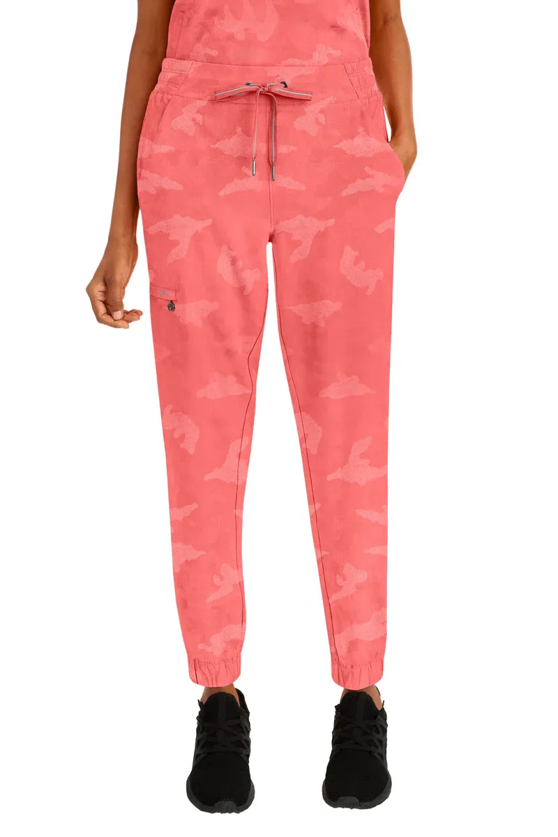 Ladies Tate Camo Jogger Scrub Pant - 9350