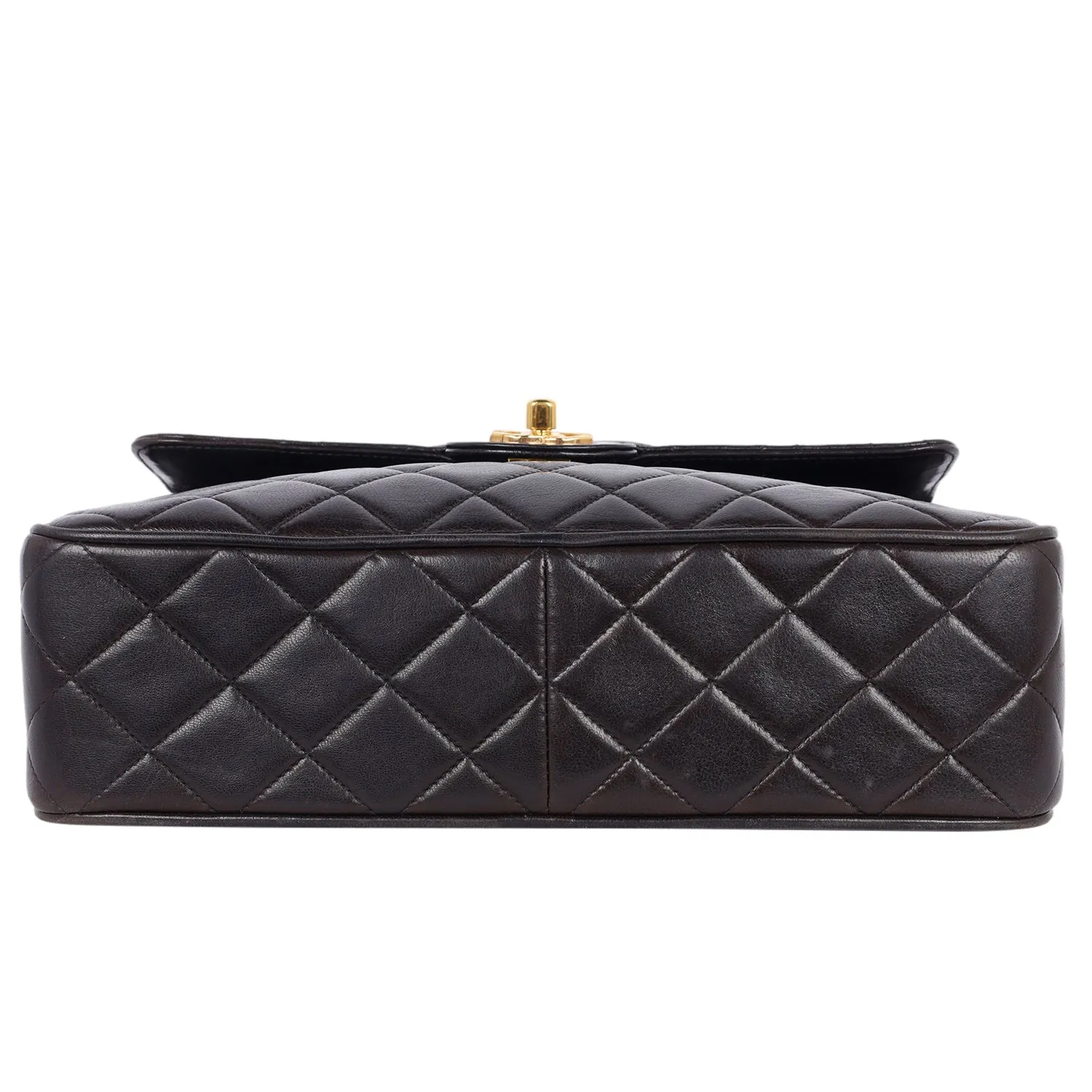 Lambskin Quilted Flap Camera Tassel Case Shoulder Bag
