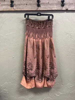 LAPIS STRAPLESS MINI DRESS
