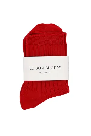 Le Bon Shoppe - Her Socks (Classic Red)