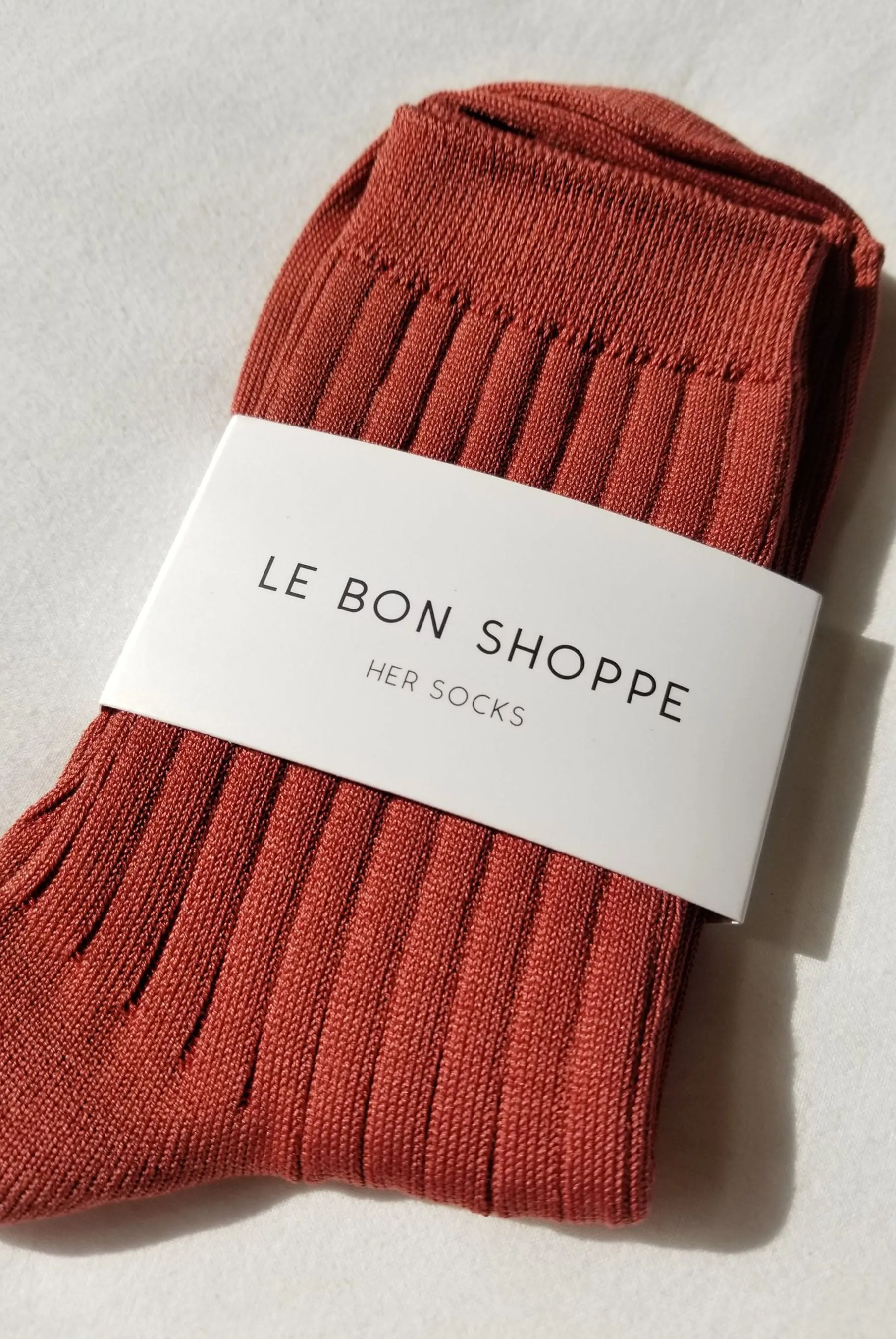 Le Bon Shoppe Her Socks (Terracotta)