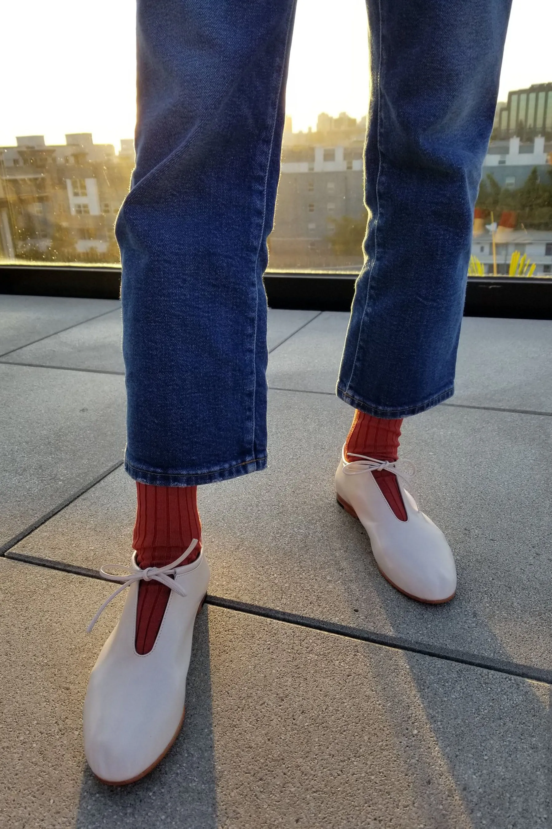 Le Bon Shoppe Her Socks (Terracotta)